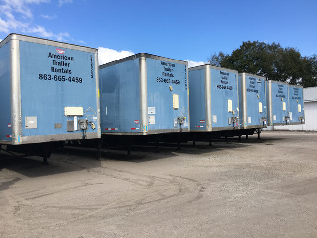 53' Storage Trailers for rent