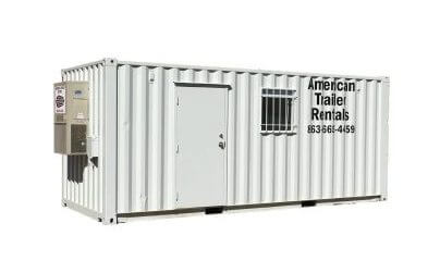 20' Office Container with storage