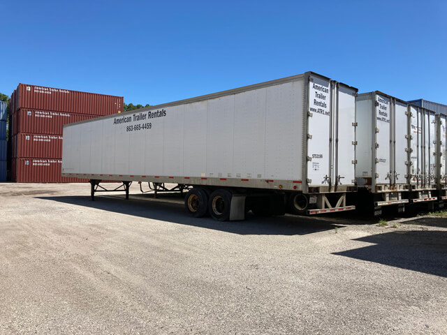 53 foot storage trailers