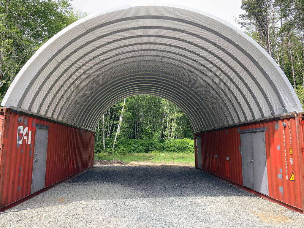 shipping container shelter